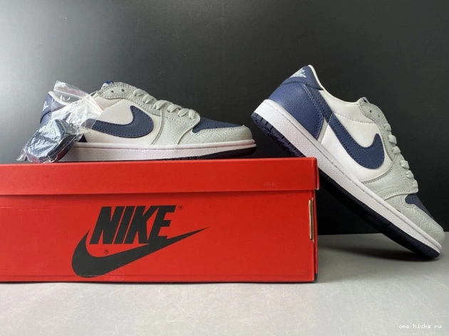 Rep 1 Grey Jordan CW8576-200 Blue Navy Air 0801